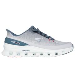 Skechers Slip-ins: Arch Fit Glide-Step Pro — LIGHT GRAY / BLUE 1