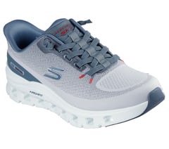 Skechers Slip-ins: Arch Fit Glide-Step Pro — LIGHT GRAY / BLUE 4