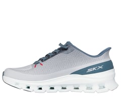 Skechers Slip-ins: Arch Fit Glide-Step Pro — LIGHT GRAY / BLUE 5