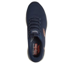 Skechers Slip-ins: Arch Fit Summits - Vorken — NAVY / ORANGE 2