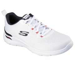 Arch Fit Summits - Kravel — WHT / BLACK / RED 4
