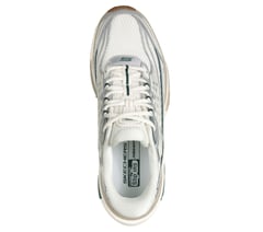 Skechers Slip-ins: Arch Fit D'Lites 330 - Modern Retro Jogger — OFF WHITE / GREEN 2