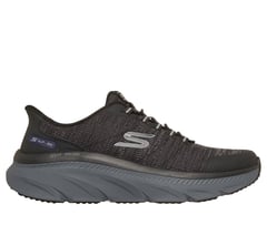 Skechers Slip-ins Relaxed Fit: D'Lux Walker 3.0 - Drevven — BLACK / CHARCOAL 1