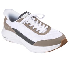 Skechers Slip-ins: Contour Foam - Cozy Fit Kiroh — WHITE / TAUPE 4