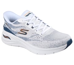Skechers Slip-ins: Arch Fit 3.0 — WHITE / NAVY 4