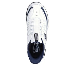 Skechers Slip-ins: After Burn - Grill Captain — WHITE / NAVY 2