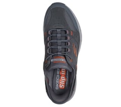 Skechers Slip-ins Relaxed Fit: Oak Canyon — GRAY / ORANGE 2