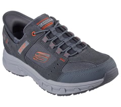 Skechers Slip-ins Relaxed Fit: Oak Canyon — GRAY / ORANGE 4