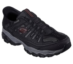 Skechers Slip-ins: After Burn M. Fit - Ridgeburn — BLACK / CHARCOAL 4