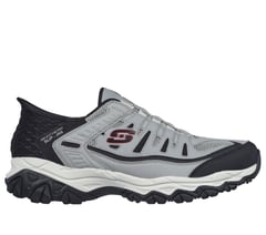 Skechers Slip-ins: After Burn M. Fit - Ridgeburn — GRAY / BLACK 1