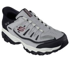 Skechers Slip-ins: After Burn M. Fit - Ridgeburn — GRAY / BLACK 4