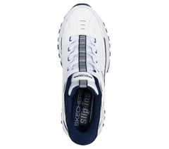 Skechers Slip-ins: E'Lite Afterburn - Grill Corporal — WHITE / NAVY 2