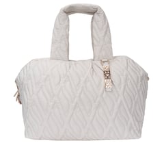 Quilted Tote Bag — BEIGE 1