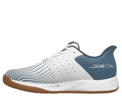 Skechers Slip-ins Relaxed Fit: Viper Court Reload — WHITE / LIGHT BLUE 5
