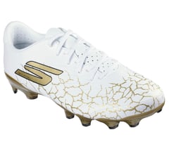 Skechers SKX_ 1.5 Academy FG — WHITE / BLACK / GOLD 4