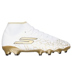 Skechers SKX_1.5 High Academy FG — WHITE / BLACK / GOLD 1