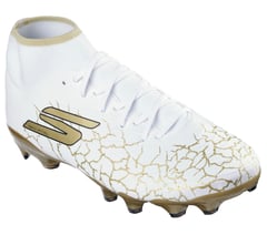 Skechers SKX_1.5 High Academy FG — WHITE / BLACK / GOLD 4