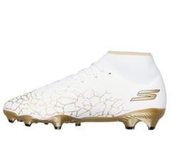Skechers SKX_1.5 High Academy FG — WHITE / BLACK / GOLD 5