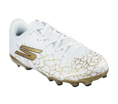 Skechers SKX_ 1.5 Jr Td FG — WHITE / BLACK / GOLD 4