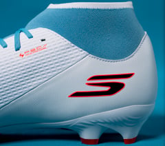 Skechers SKX_2 High Academy FG — WHITE / TURQUOISE 6