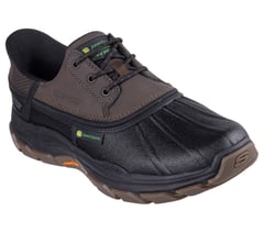 Skechers Slip-ins John Deere Waterproof Relaxed Fit: Respected - Tanzier — CHOCOLATE / BLACK 4