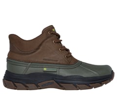 Skechers Slip-ins John Deere Waterproof Relaxed Fit:  Respected - Swamper — OLIVE / BROWN 1