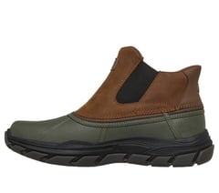 Skechers Slip-ins John Deere Waterproof Relaxed Fit: Respected - Langdon — OLIVE / BROWN 5