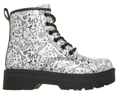 Gravlen Hi - Doodle Down — SILVER / BLACK 1