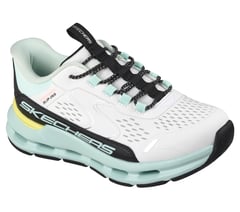 Skechers Slip-ins: Glide-Step   - Vista Lane — WHITE / TURQUOISE 4