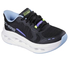 Skechers Slip-ins: Max Cushioning Glide-Step - Smooth Soles — BLACK / BLUE 4