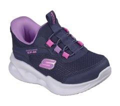 Skechers Slip-ins S-Lights: Sola Glow - Neon Dash — NAVY / MULTI 4