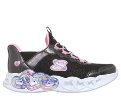 Skechers Slip-ins: Infinite Heart Lights -  Sparkle Heart — BLACK / MULTI 1