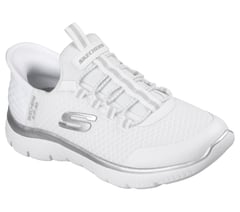 Skechers Slip-ins: Summits — WHITE / SILVER 4