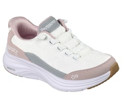 Skechers Slip-ins: Contour Foam - Cozy Fit — WHITE / LAVENDER 4