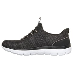 Skechers Slip-ins: Summits - Sparkline — BLACK / ROSE GOLD 5