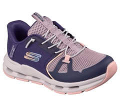 Skechers Slip-ins: Glide-Step Plus - Speed Boost — PURPLE / CORAL 4