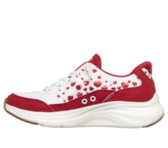 Skechers Slip-ins: Contour Foam - Cozy Fit Heartclub — WHITE / RED 5