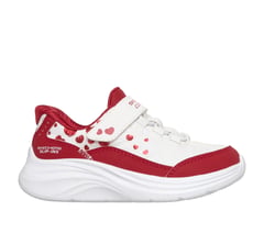 Skechers Slip-ins: Comfy Sprints - Cozy Fit Heartdream — WHITE / RED 1