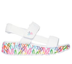 JGoldcrown: UNO Lite Sandal - Sunny Love — WHITE / MULTI 1