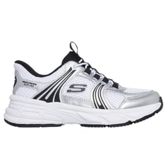Skechers Slip-ins: Retro-Graph - Classic Kicks — WHT / BLACK / SILVER 1