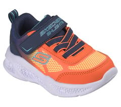Skechers Meteor-Lights - Krendox — NAVY / ORANGE 4