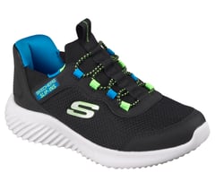 Skechers Slip-ins: Bounder - Brisk-Burst — BLACK / LIME 4