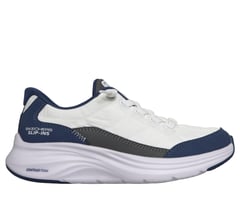 Skechers Slip-ins: Contour Foam - Cozy Fit — WHITE / NAVY 1