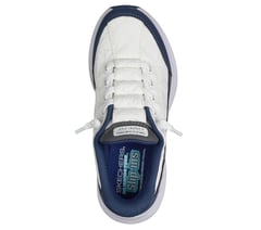 Skechers Slip-ins: Contour Foam - Cozy Fit — WHITE / NAVY 2