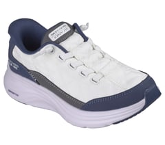 Skechers Slip-ins: Contour Foam - Cozy Fit — WHITE / NAVY 4