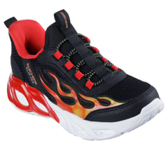 Skechers Slip-ins S-Lights: Thermo Flash 2.0 - Heat-Brisk — BLACK / RED 4