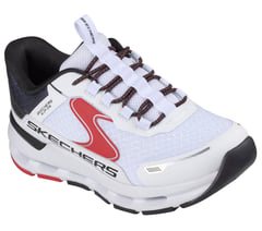 Skechers Slip-ins: Glide-Step Plus - Vista-Lane — WHT / BLACK / RED 4