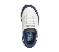 Skechers Slip-ins: Comfy Sprints - Cozy Fit — WHITE / NAVY 2