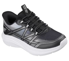 Skechers Slip-ins: Microspec Velocity - Grid-Shift — BLACK / SILVER 4