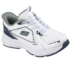 Skechers Slip-ins: Retro-Graph - Breezy-Pacer — WHITE / NAVY 4